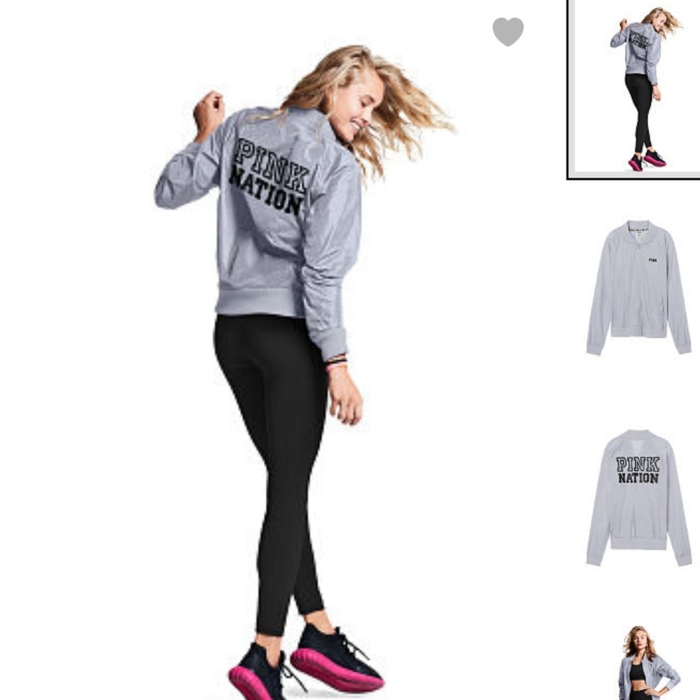 VS PINK Perforated Bomber